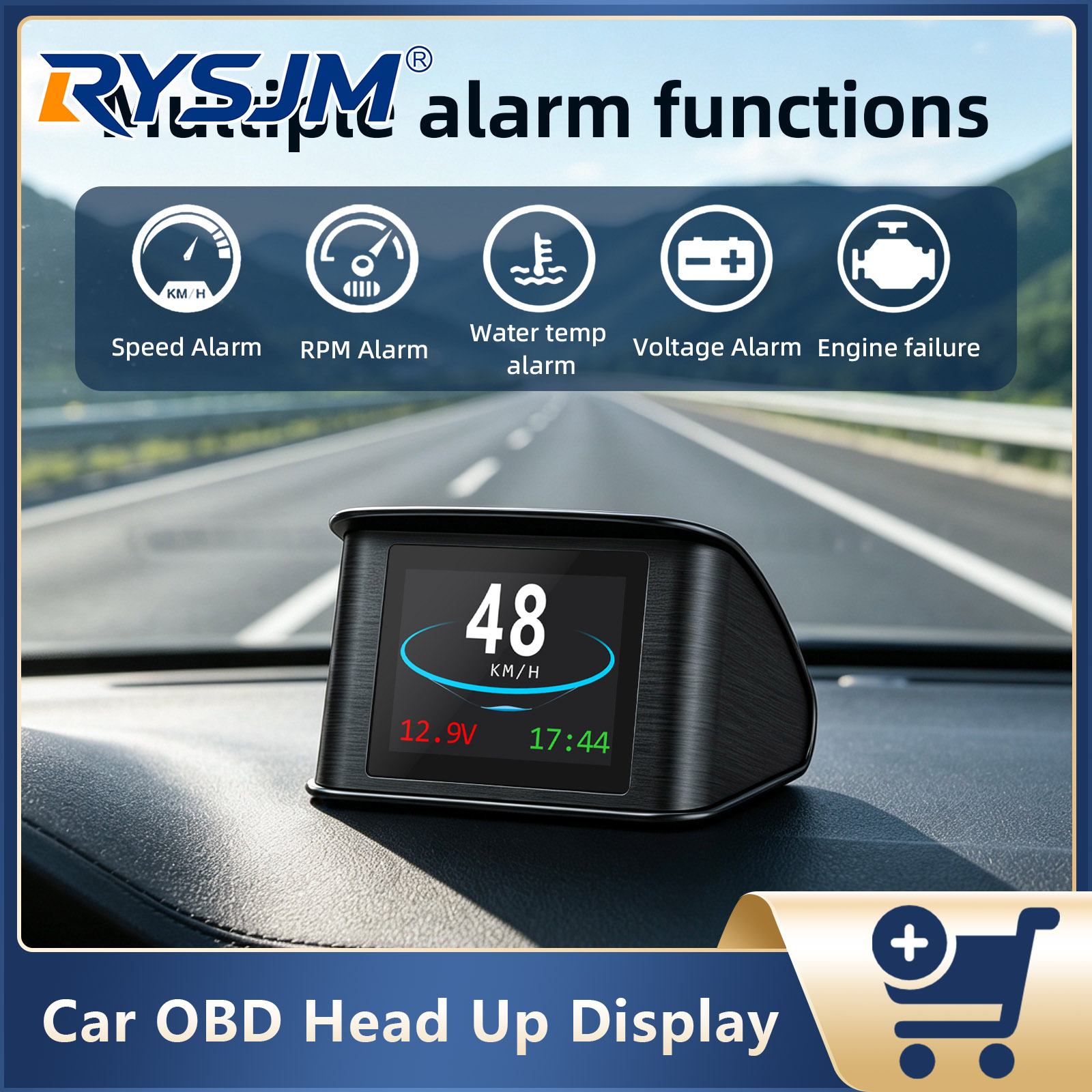 Electronics Gadgets Wholesale - Автомобильный OBD-метр с интеллектуальным проекционным дисплеем