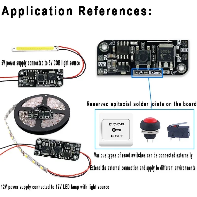 Electronics & Tech Gadgets - Микрокнопочный модуль диммирования, бистабильный электронный переключатель,