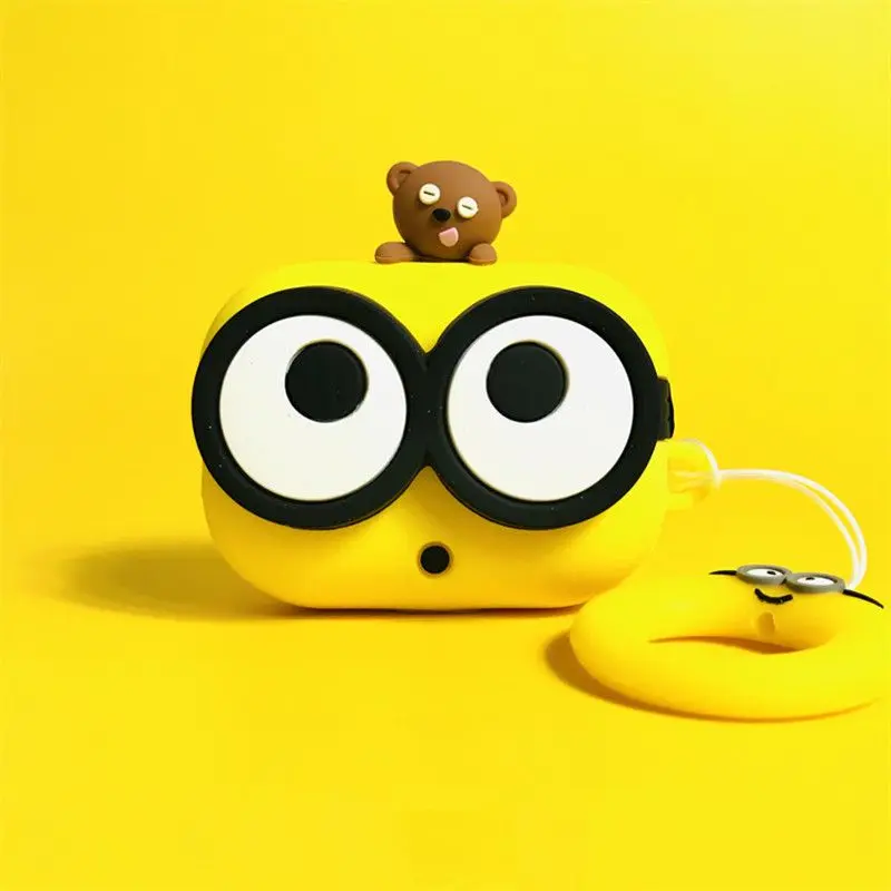 Electronics For Home - Милый мультяшный силиконовый чехол Minionsed для