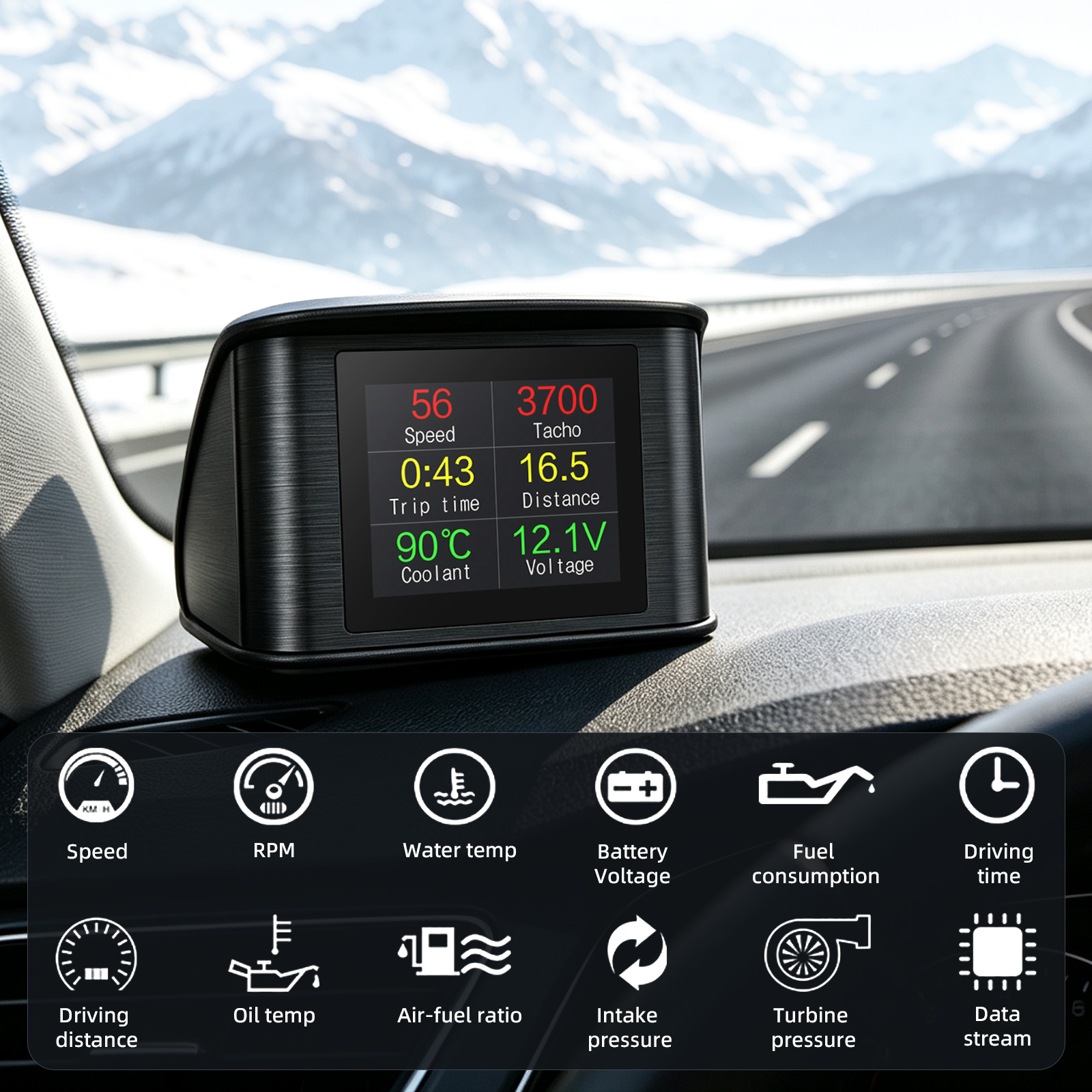 Автомобильный OBD-метр с интел – обзор и цена Electronics Gadgets Wholesale